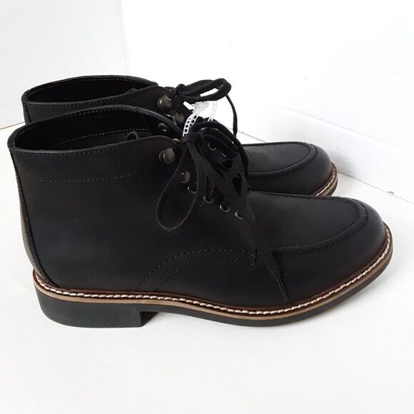 Bostonian Men's Ankle Boot size US 8M Black Leather - Picture 3 of 11